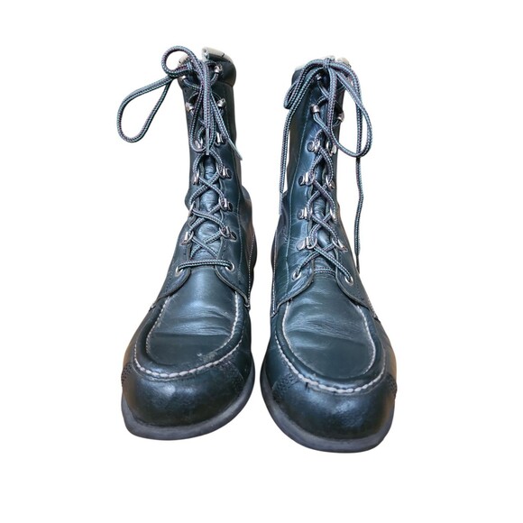 Cabelas Kangaroo Featherlight Boot Womens 8.5 B Army Green Leather Combat Vibram - Picture 2 of 7